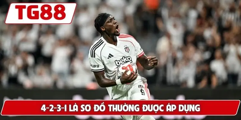 4-2-3-1 là sơ đồ thường được áp dụng