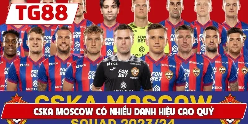 CSKA Moscow có nhiều danh hiệu cao quý