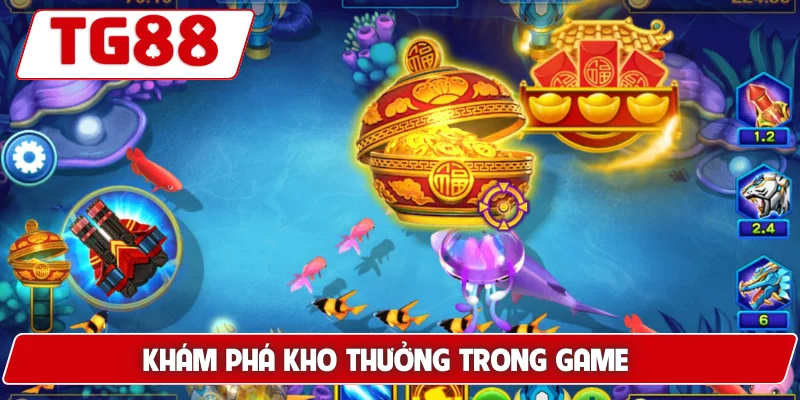 Khám phá kho thưởng trong game