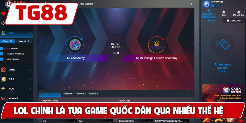 LOL chính là tựa game quốc dân qua nhiều thế hệ