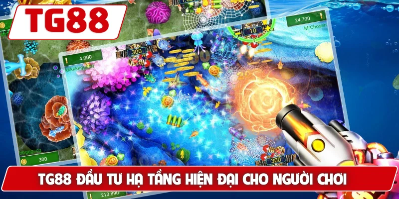 TG88 đầu tư hạ tầng hiện đại cho người chơi